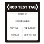 RCD Timed Test Tags