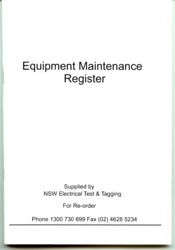 Electrical Testing Log Book